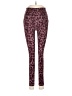 Victoria's Secret Animal Print Burgundy Active Pants Size 8 - photo 1