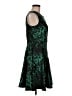 Pim + Larkin 100% Polyester Graphic Green Cocktail Dress Size M - photo 4