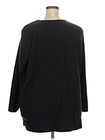 Woman Within Pullover Sweater (view 2)
