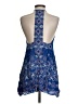 Ecote 100% Rayon Paisley Blue Cocktail Dress Size XS - photo 2