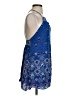 Ecote 100% Rayon Paisley Blue Cocktail Dress Size XS - photo 4