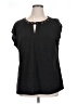 NY Collection Black Short Sleeve Top Size 1X - photo 1