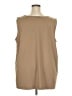Catherines Tan Sleeveless Blouse Size 3X - photo 2