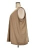 Catherines Tan Sleeveless Blouse Size 3X - photo 5