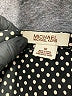 MICHAEL Michael Kors 100% Polyester Polka Dots Black Formal Skirt Size 10 - photo 4