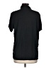 SKIMS Solid Black Short Sleeve Button-Down Shirt Size M - photo 2