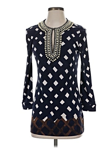 Tory Burch 3/4 Sleeve Silk Top (view 1)
