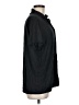 SKIMS Solid Black Short Sleeve Button-Down Shirt Size M - photo 4
