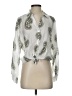 Halogen White Long Sleeve Blouse Size S - photo 1