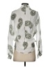 Halogen White Long Sleeve Blouse Size S - photo 2