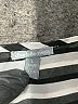 Charlotte Russe Stripes Silver Long Sleeve Blouse Size L - photo 7