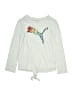 Puma Silver Long Sleeve T-Shirt Size 12 - 14 - photo 1