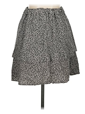 Madewell Pull-On Tier Mini Skirt in Tudor Floral (view 1)