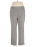 Rafaella Plaid Gray Dress Pants Size 18 - photo 1