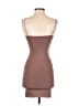 Zara Solid Brown Cocktail Dress Size S - photo 2