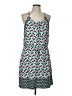 Kaari Blue Print Teal Casual Dress Size L - photo 1