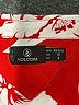 Volcom 100% Viscose Floral Red Short Sleeve Blouse Size XS - photo 7
