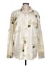 Cremieux Print Ivory Long Sleeve Button-Down Shirt Size L - photo 1