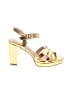 Assorted Brands Gold Sandals Size 8 - photo 1