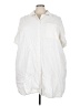 Old Navy Ivory Sleeveless Button-Down Shirt Size 3X - photo 1