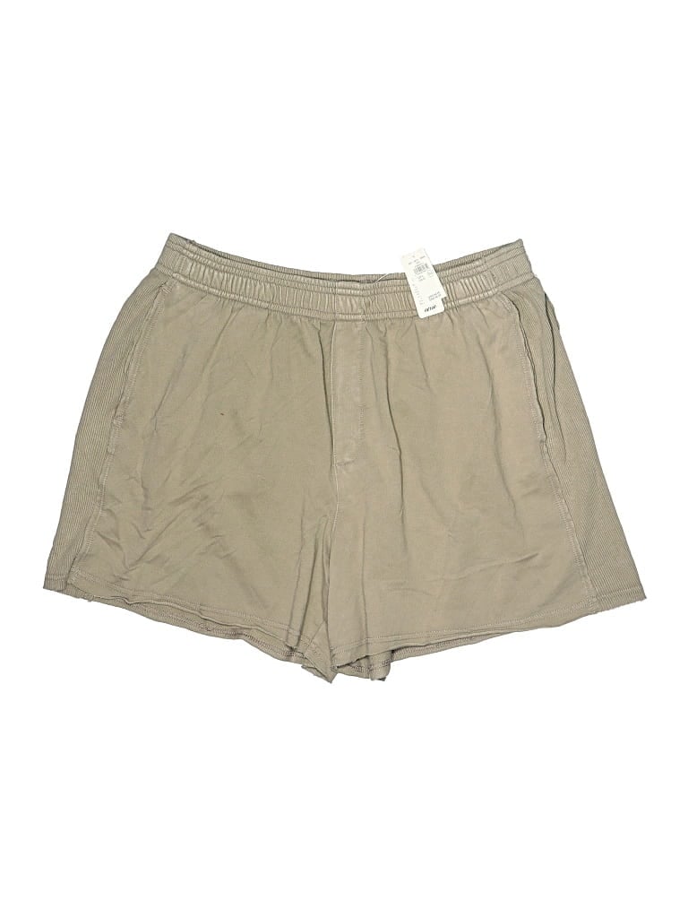 Aerie Khaki Shorts In Tan