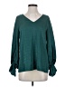 Vince Camuto Teal Long Sleeve Blouse Size S - photo 1