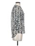 Bongo 100% Polyester Silver 3/4 Sleeve Blouse Size S - photo 4