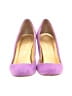 J.Crew Color Block Purple Heels Size 6 - photo 2