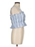 MNG Blue Sleeveless Blouse Size M - photo 4