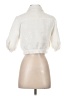 CeCe 100% Polyester Ivory Jacket Size 4 - photo 2