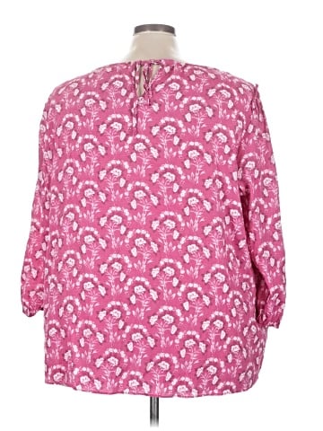 LC Lauren Conrad 3/4 Sleeve Blouse (view 2)