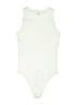OQQ Ivory White Bodysuit Size M - photo 1