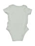 George 100% Cotton Solid Gray Short Sleeve Onesie Size 9-12 mo - photo 2