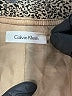 Calvin Klein Animal Print Tan Coat Size 8 - photo 6