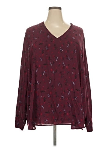 Lane Bryant Outlet Long Sleeve Blouse (view 1)