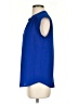 Gibson Blue Sleeveless Blouse Size XS - photo 5