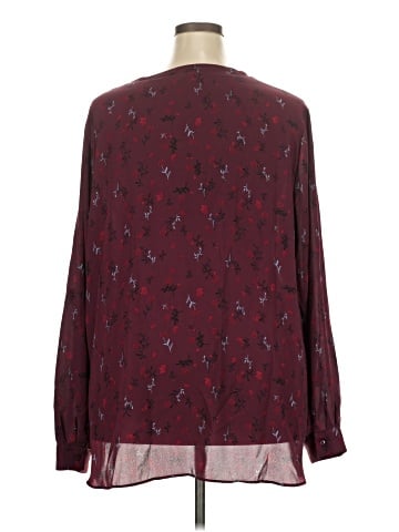 Lane Bryant Outlet Long Sleeve Blouse (view 2)