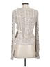 Free People Metallic Silver Pullover Sweater Size S - photo 2