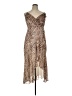 Express 100% Polyester Animal Print Brown Cocktail Dress Size XL - photo 1