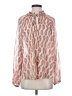 Zara 100% Polyester Pink Long Sleeve Blouse Size S - photo 1