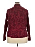 Marks & Spencer Hearts Burgundy Long Sleeve Blouse Size 18 - photo 2