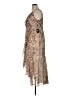Express 100% Polyester Animal Print Brown Cocktail Dress Size XL - photo 5