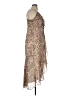 Express 100% Polyester Animal Print Brown Cocktail Dress Size XL - photo 4