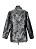 Soft Surroundings Metallic Silver Raincoat Size L - photo 2