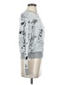 Sweet Romeo Floral Silver Sweatshirt Size S - photo 4