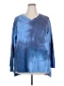 Terra & Sky Tie-dye Blue Pullover Sweater Size 2X - photo 1