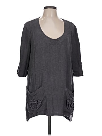 Soft Surroundings 3/4 Sleeve Top (view 1)
