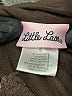 Little Lass Animal Print Burgundy Coat Size 6 - photo 3