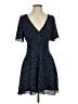 BB Dakota 100% Polyester Polka Dots Blue Casual Dress Size 4 - photo 1