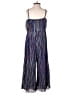 Charlotte Russe 100% Polyester Blue Jumpsuit Size S - photo 2